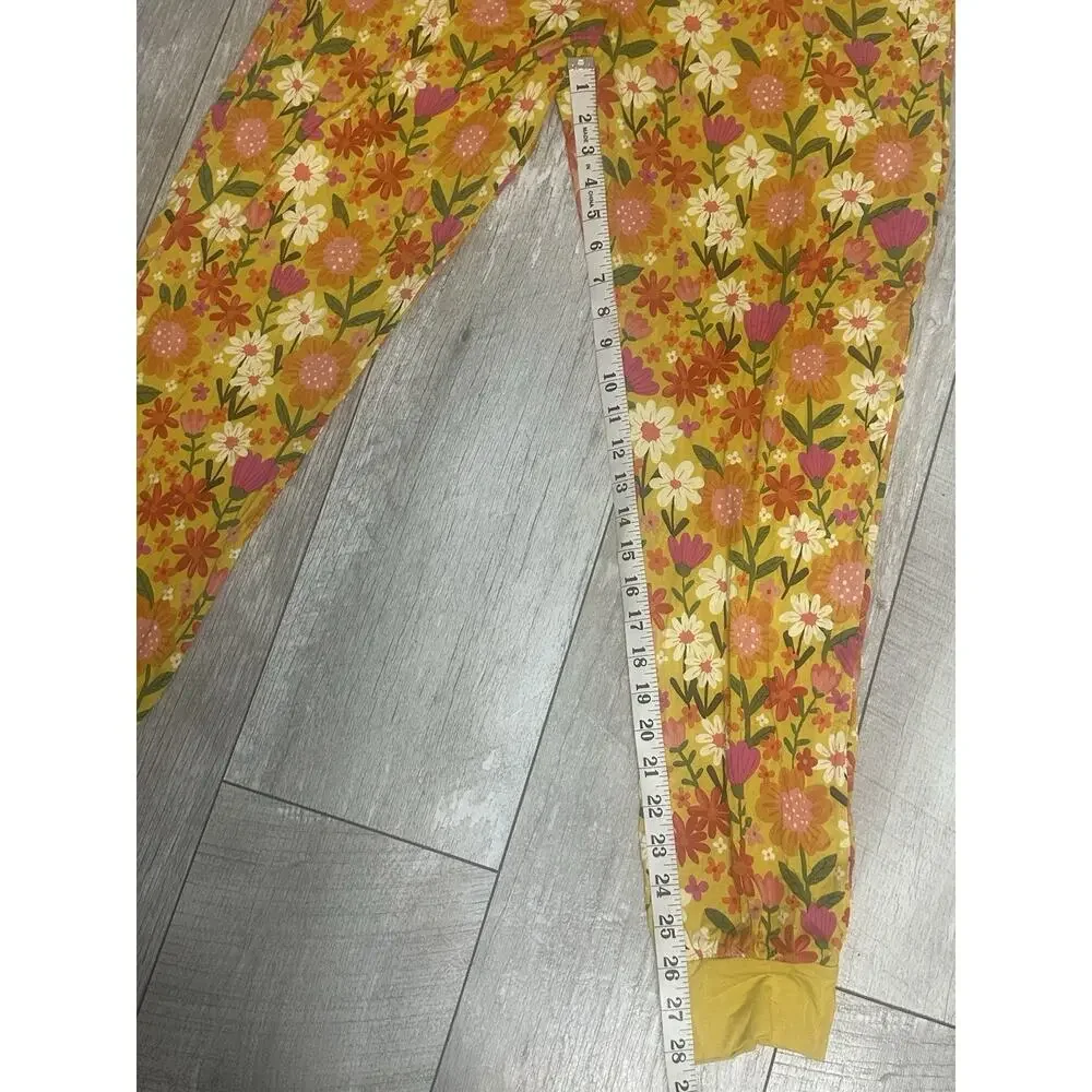 NWT Little Sleepies Sunny Garden Bamboo Pajama Set Women Pants Large Top Medium